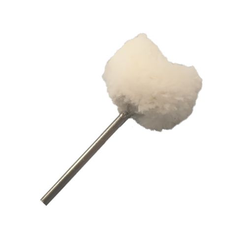 Mini Rug Buff od TCS – mała szczotka do polerowania powierzchni protez zębowych, 12 szt./opak.